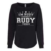 Im Rudy Doing Rudy Things Womens California Wash Sweatshirt