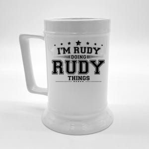 Im Rudy Doing Rudy Things Beer Stein