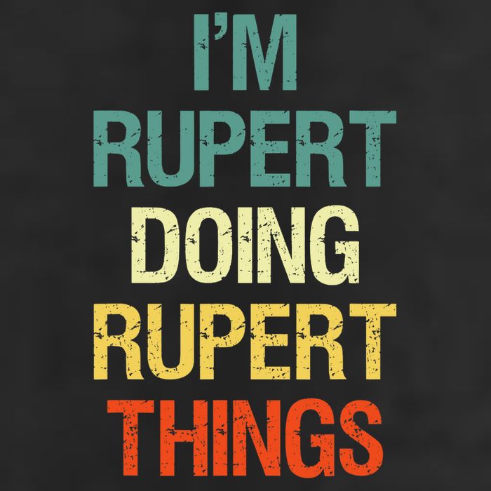 IM Rupert Doing Rupert Things Personalized First Name Gift Beanie