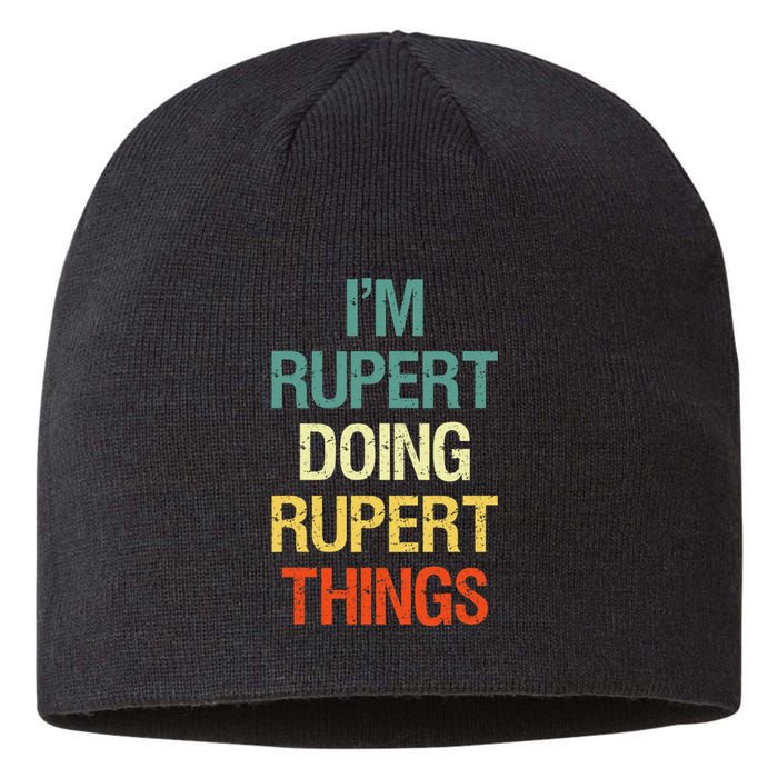 IM Rupert Doing Rupert Things Personalized First Name Gift Sustainable Beanie