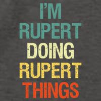 IM Rupert Doing Rupert Things Personalized First Name Gift Vector Backpack