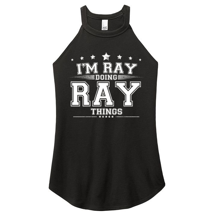Im Ray Doing Ray Things Women's Perfect Tri Rocker Tank