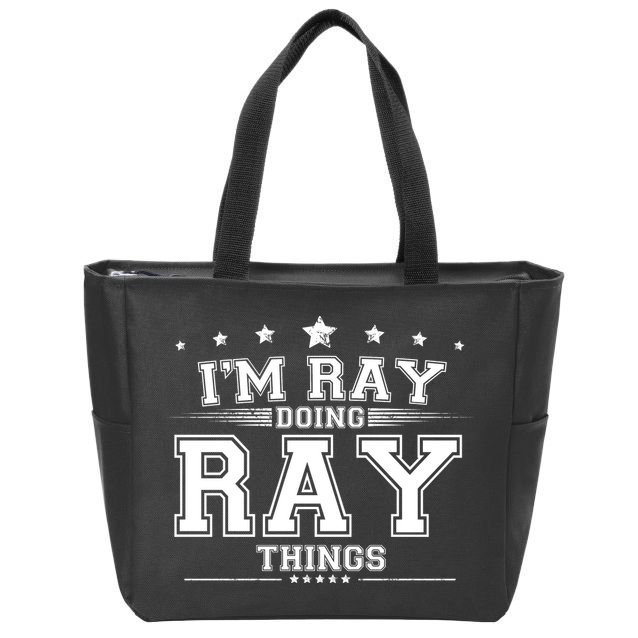 Im Ray Doing Ray Things Zip Tote Bag