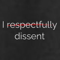 I Respectfully Dissent Premium Adult Drive Performance Visor