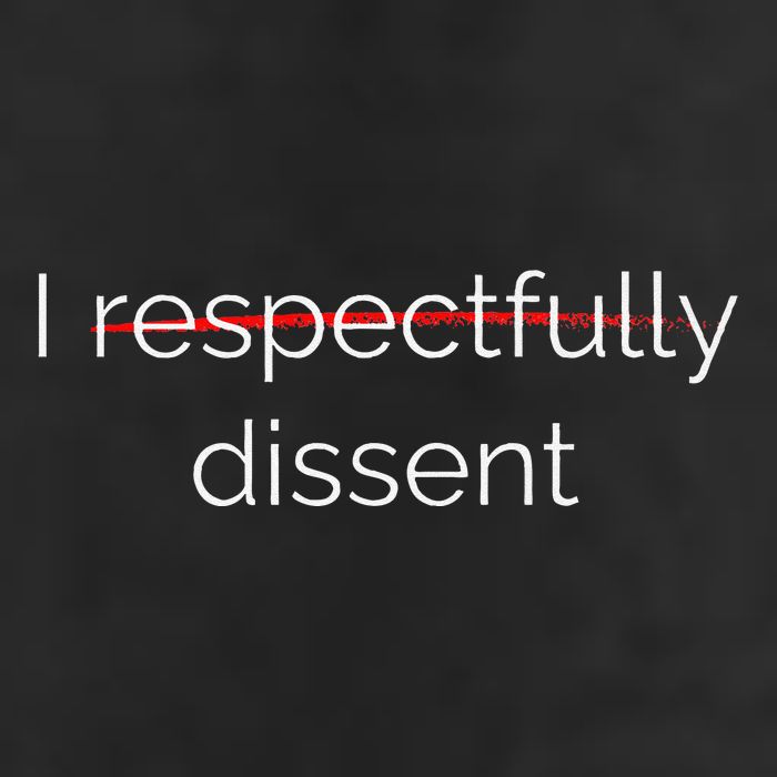 I Respectfully Dissent Premium Adult Drive Performance Visor