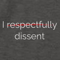 I Respectfully Dissent Premium Vector Backpack