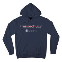 I Respectfully Dissent Premium Hoodie