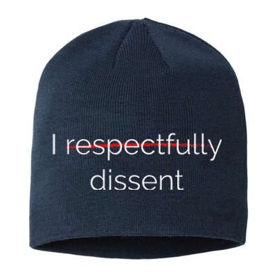 I Respectfully Dissent Premium Sustainable Beanie