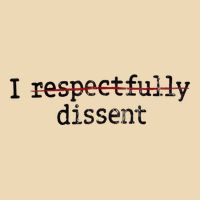 I Respectfully Dissent Bag