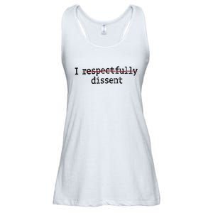 I Respectfully Dissent Ladies Essential Flowy Tank