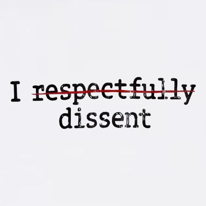 I Respectfully Dissent Golf Towel