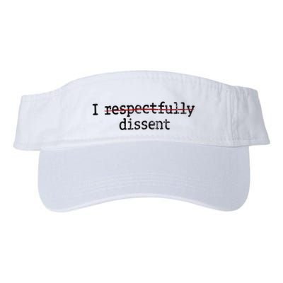 I Respectfully Dissent Visor