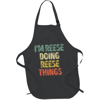 IM Reese Doing Reese Things Personalized First Name Full-Length Apron With Pockets