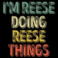 IM Reese Doing Reese Things Personalized First Name V-Neck T-Shirt