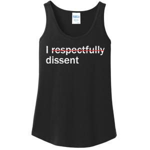 I Respectfully Dissent Ladies Essential Tank