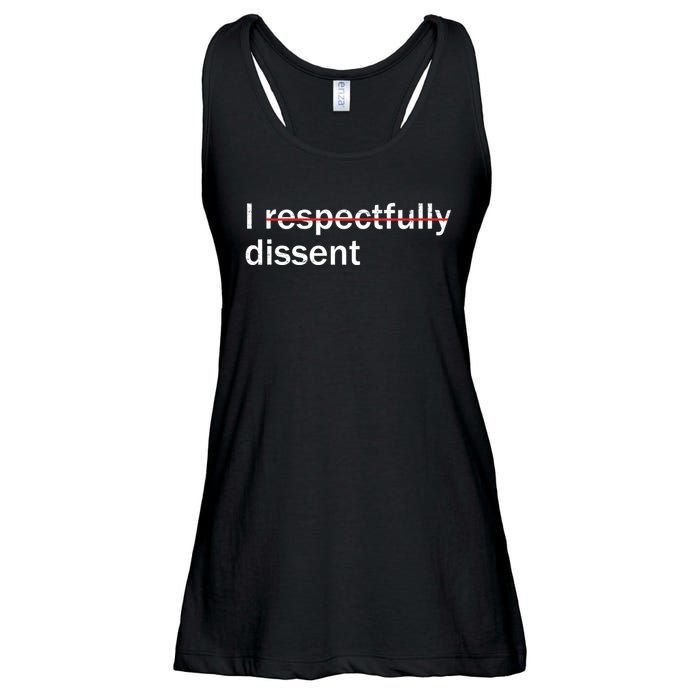 I Respectfully Dissent Ladies Essential Flowy Tank