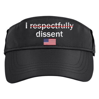 I Respectfully Dissent Apparel Adult Drive Performance Visor