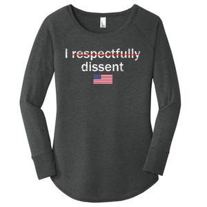 I Respectfully Dissent Apparel Women's Perfect Tri Tunic Long Sleeve Shirt