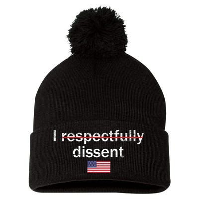 I Respectfully Dissent Apparel Pom Pom 12in Knit Beanie