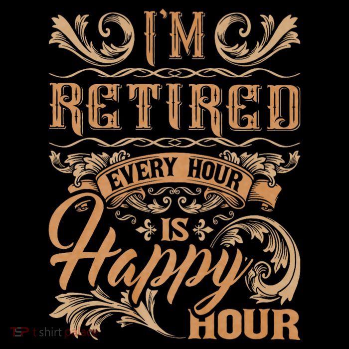 IM Retired Every Hour Is Happy Hour Retiree Retirement Wool Snapback Cap