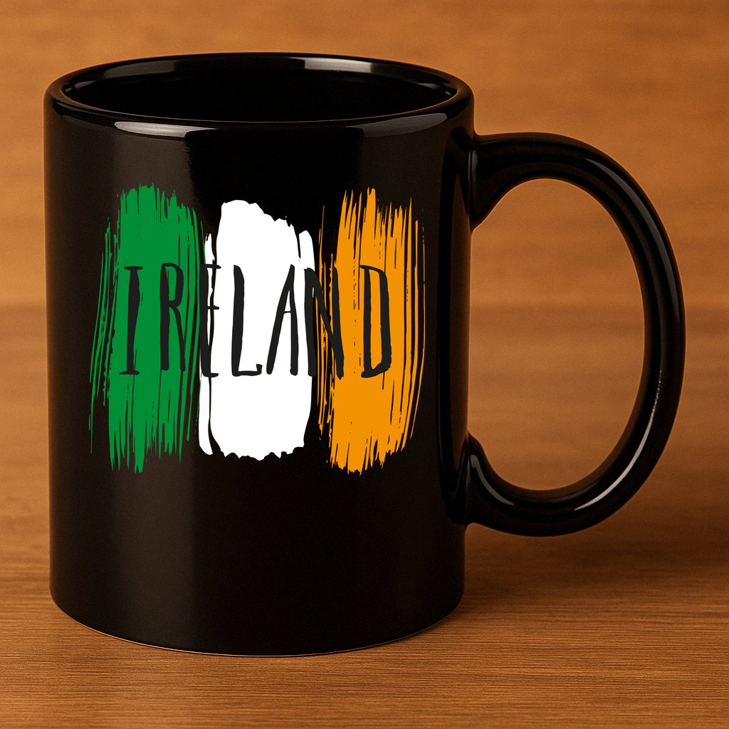 Ireland 11oz C Handle Ceramic Mug