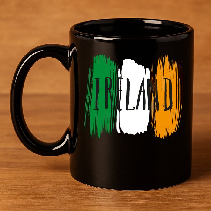 Ireland 11oz C Handle Ceramic Mug