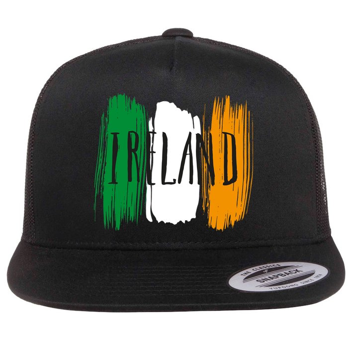 Ireland Flat Bill Trucker Hat