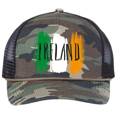 Ireland Retro Rope Trucker Hat Cap