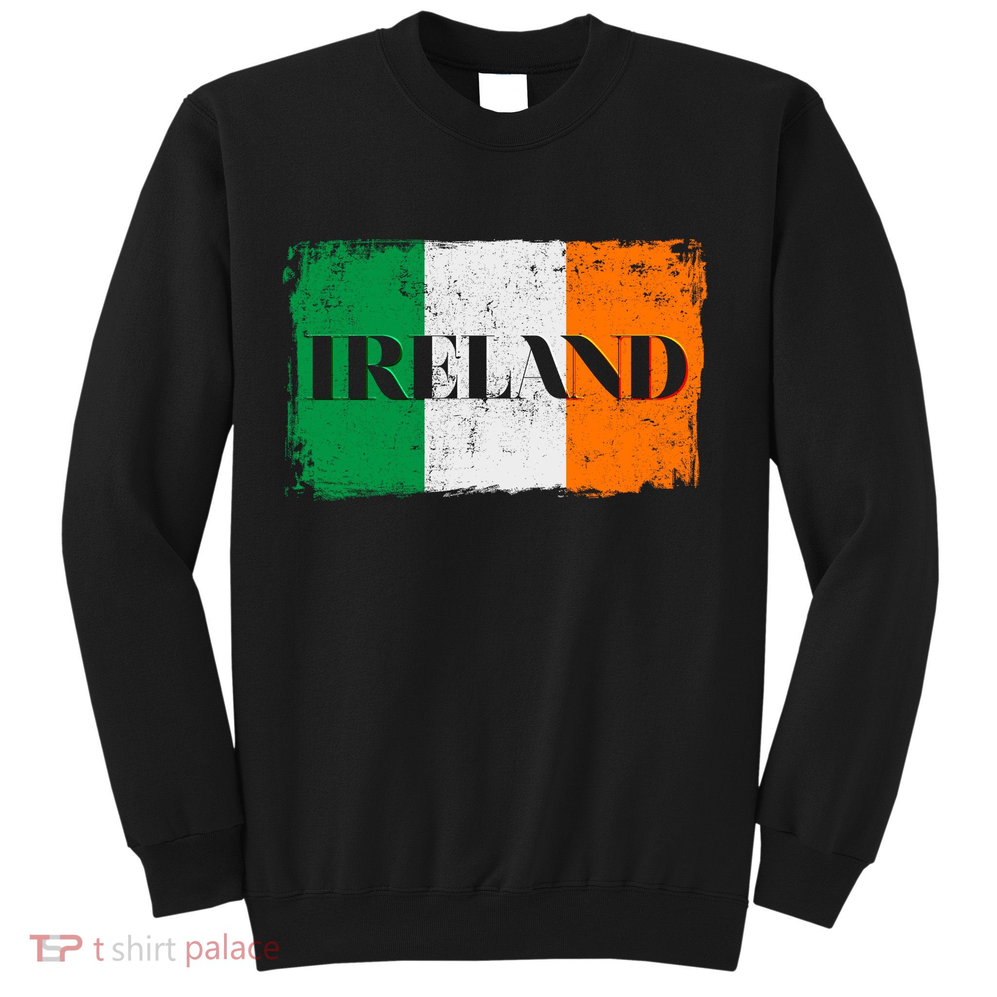 Ireland Grunge Flag Sweatshirt
