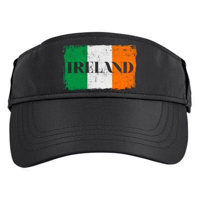 Ireland Grunge Flag Adult Drive Performance Visor