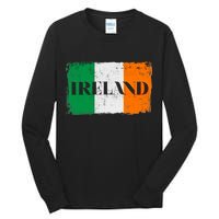 Ireland Grunge Flag Tall Long Sleeve T-Shirt