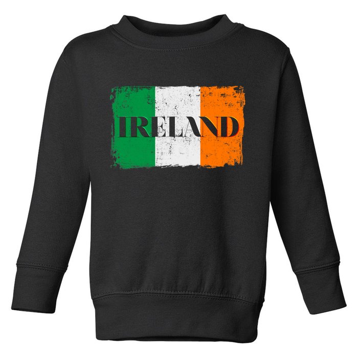 Ireland Grunge Flag Toddler Sweatshirt