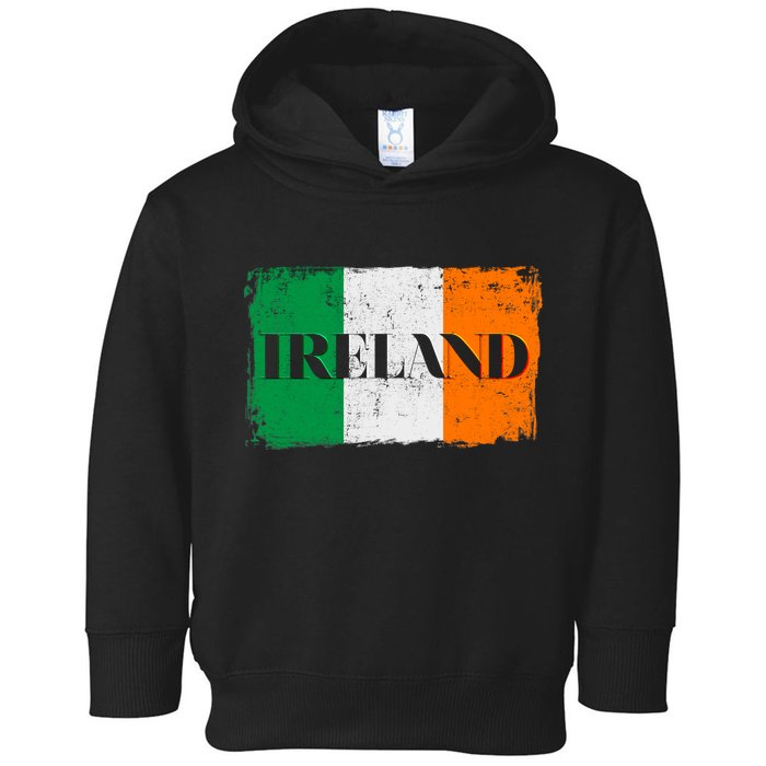 Ireland Grunge Flag Toddler Hoodie