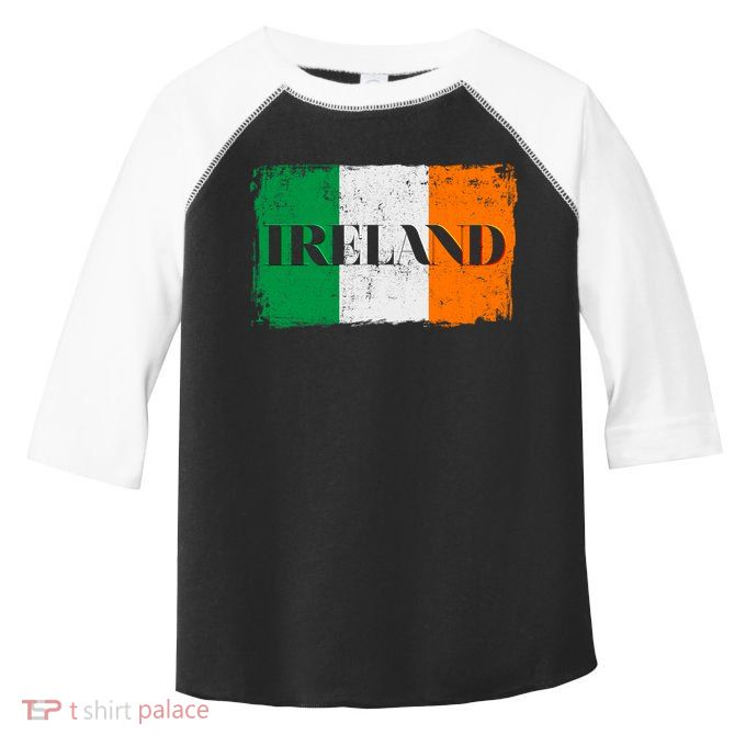 Ireland Grunge Flag Toddler Fine Jersey T-Shirt