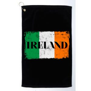 Ireland Grunge Flag Platinum Collection Golf Towel