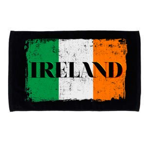 Ireland Grunge Flag Microfiber Hand Towel