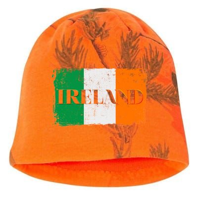 Ireland Grunge Flag Kati - Camo Knit Beanie