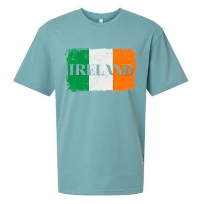 Ireland Grunge Flag Sueded Cloud Jersey T-Shirt