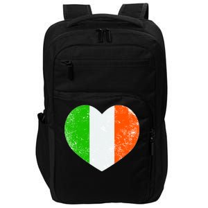 Ireland heart retro flag - St Patricks Day Impact Tech Backpack