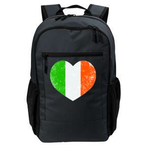 Ireland heart retro flag - St Patricks Day Daily Commute Backpack