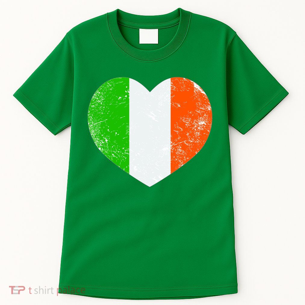 Ireland heart retro flag - St Patricks Day Tall T-Shirt