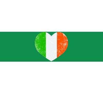 Ireland heart retro flag - St Patricks Day Bumper Sticker