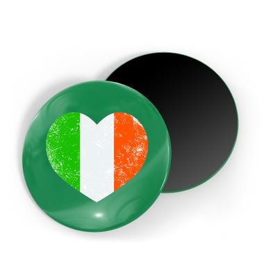 Ireland heart retro flag - St Patricks Day Magnet