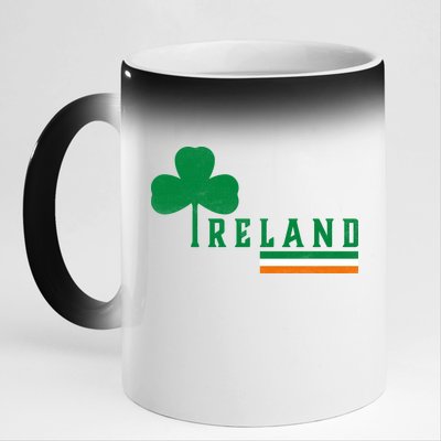 Ireland Irish Clover 11oz Black Color Changing Mug