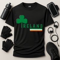 Ireland Irish Clover Cooling Performance Crew T-Shirt