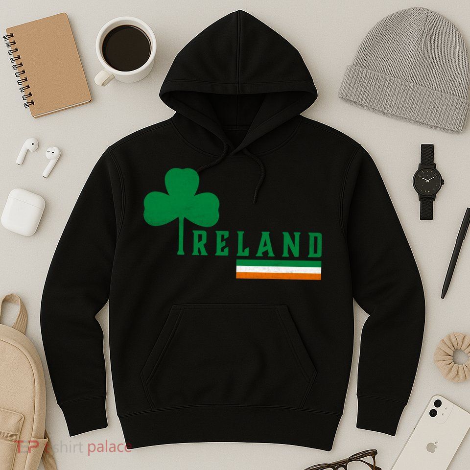 Ireland Irish Clover Hoodie
