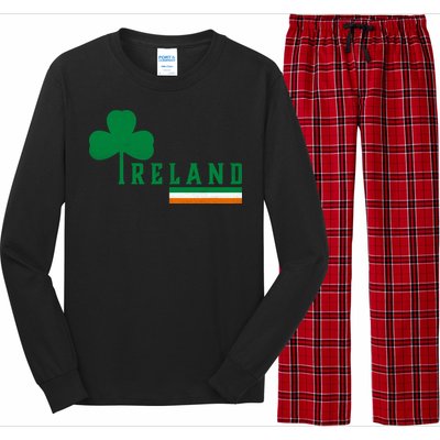 Ireland Irish Clover Long Sleeve Pajama Set