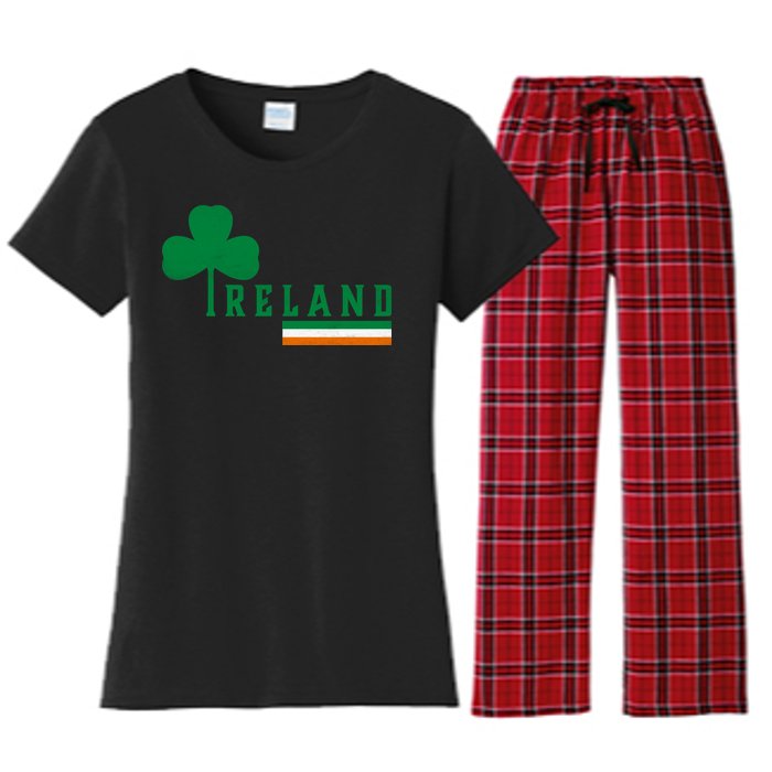 Ireland Irish Clover Women's Flannel Pajama Set