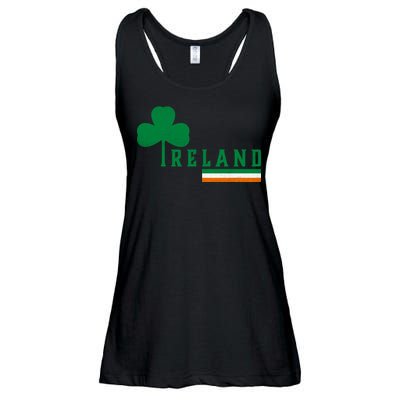 Ireland Irish Clover Ladies Essential Flowy Tank