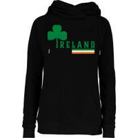 Ireland Irish Clover Womens Funnel Neck Pullover Hood